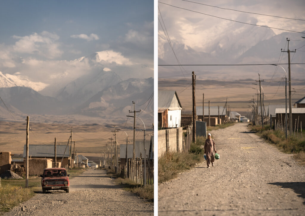 village in Kyrgyzstan 