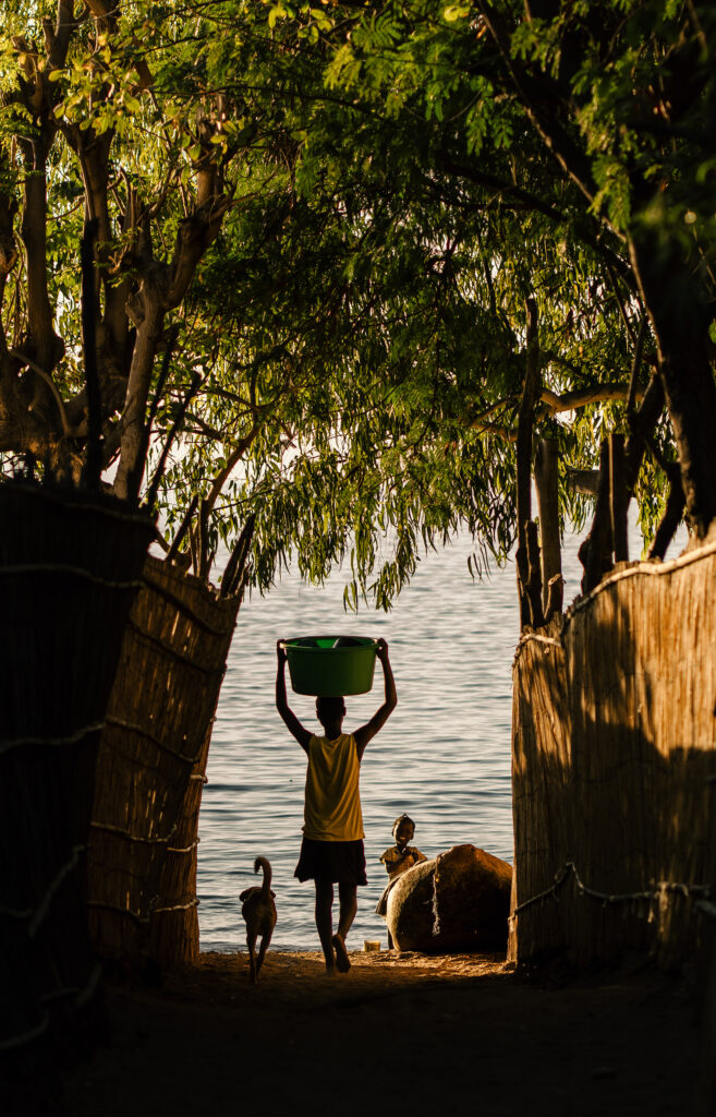people at lake malawi 