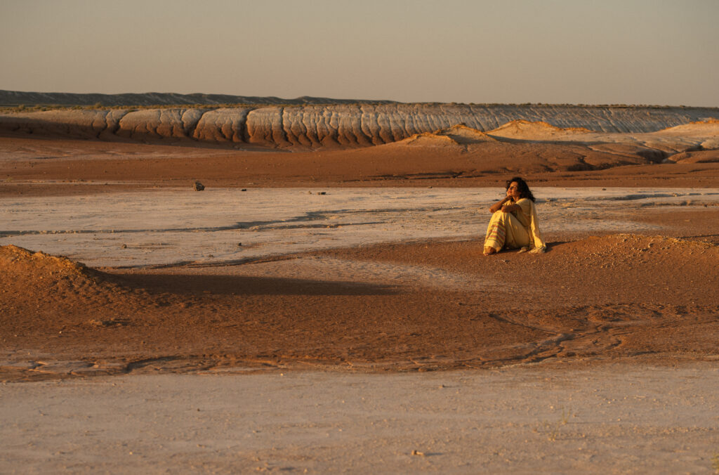 girl in the desert